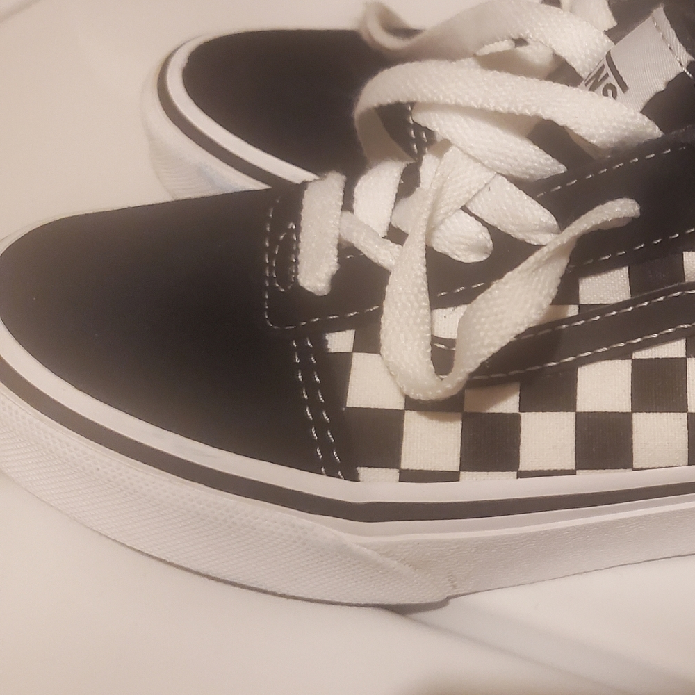 Little Boys Checkered Vans